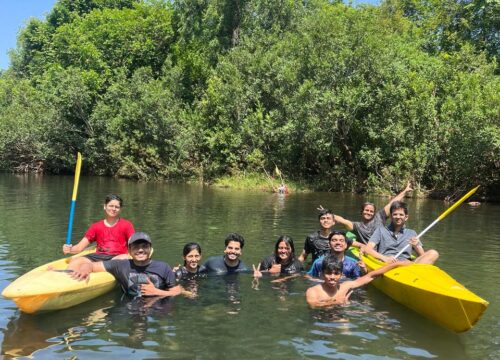 TAMHINI GHAT CAMPING, KAYAKING & CLIFF JUMPING!